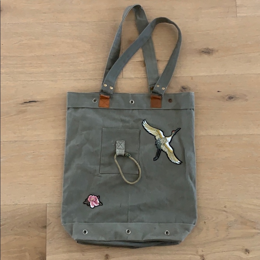 Vintage Army Tote